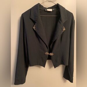 Vintage Women’s Blazer Over Shirt